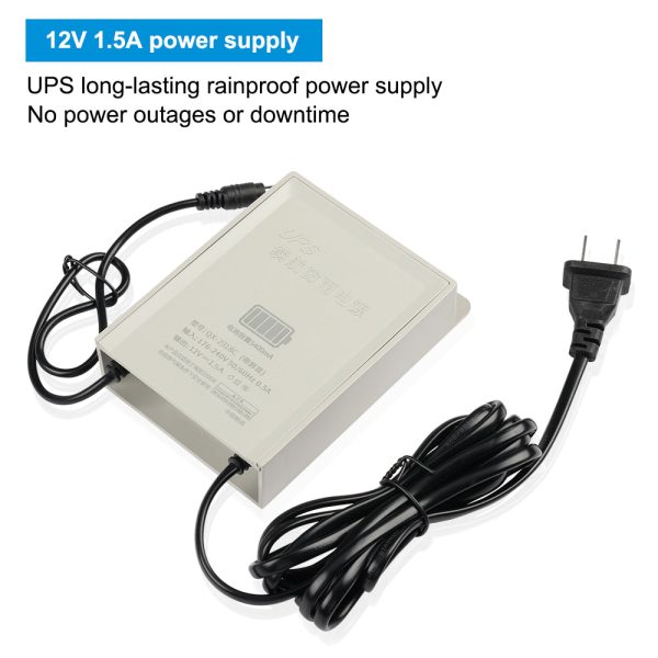 12V 1.5A UPS power outage uninterruptible power supply 12V adapter outdoor Online now