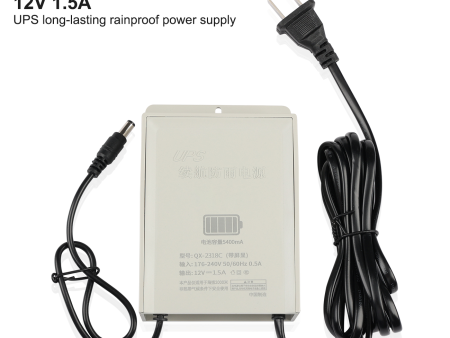 12V 1.5A UPS power outage uninterruptible power supply 12V adapter outdoor Online now