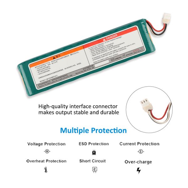 Defibrillator Battery For Nihon Kohden ECG-2110 ECG-2150 Electrocardiographs Hot on Sale