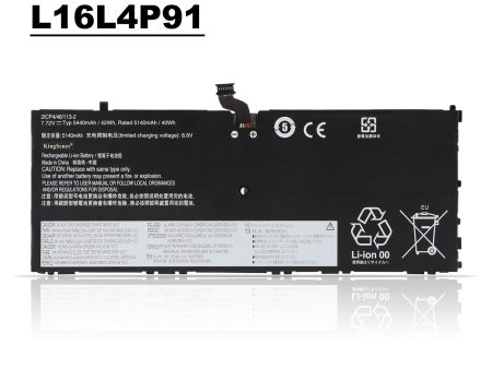 Laptop Battery For Lenovo ThinkPad L16L4P91 L16M4P91 L16S4P91 Online Hot Sale