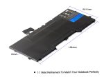 US warehouse Kingsener Brand Laptop Battery Replacement For DELL Y9N00 C4K9V XPS13-L321X L322X  XPS12-L221X 9Q23 9Q33 9333 3H76R 489XN 7.4V 55Wh Online now