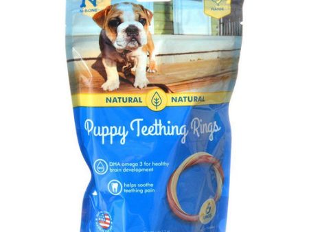 Puppy Teething Ring - Chicken Flavor Puppy Teething Ring - 3.5  Diameter (6 Pack) by N-Bone Online now