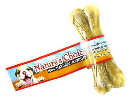 Nature s Choice 100% Natural Rawhide Pressed Bones 4  Long (1 Bone) by Loving Pets Cheap