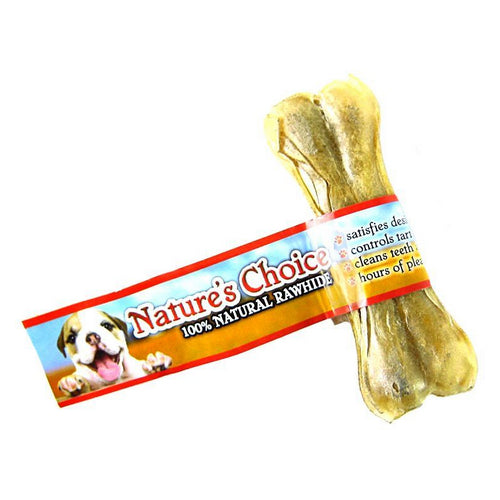 Nature s Choice 100% Natural Rawhide Pressed Bones 4  Long (1 Bone) by Loving Pets Cheap