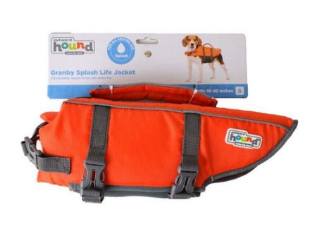 Pet Saver Life Jacket - Orange & Black Small - Dogs 15-25 lbs (Girth 19 -24 ) by Outward Hound Discount