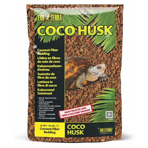 Coco Husk Loose Tropical Terrarium Reptile Substrate 7.2 qt by Exo Terra on Sale