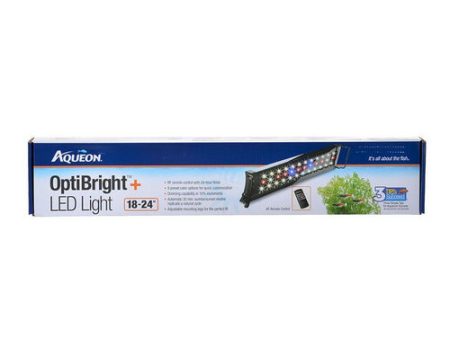 OptiBright Plus LED Aquarium Light Fixture 18 -24  Fixture by Aqueon Online Sale