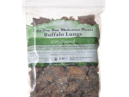 Buffalo Lungs 1 lb by Papa Bow Wow Discount