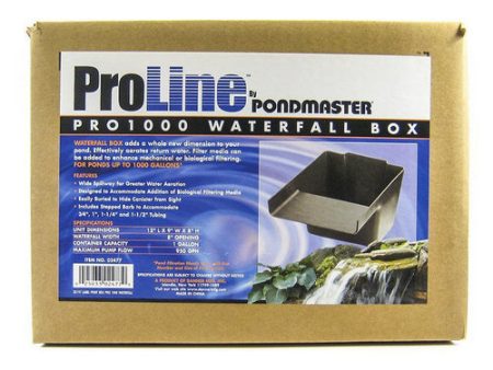 Pro Series Pond Biological Filter & Waterfall Pro 1000 - (12 L x 9 W x 8 H) by Pondmaster Online