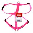 Nylon Adjustable Harness - Neon Pink Medium (Girth Size 18 -30 ) by Coastal Pet Hot on Sale