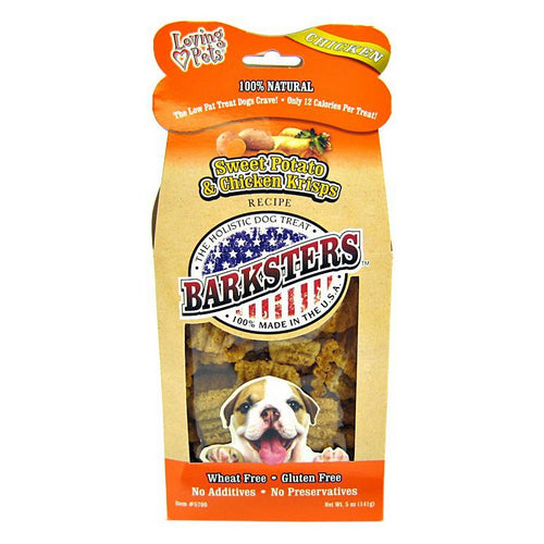 Barksters Sweet Potato & Chicken Krisps 5 oz by Loving Pets Online Hot Sale