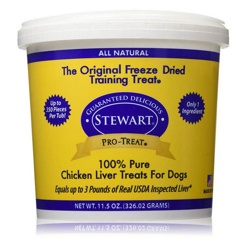 Pro-Treat 100% Freeze Dried Chicken Liver for Dogs 11.5 Oz by Stewart For Discount