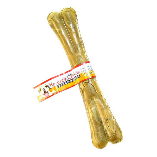 Nature s Choice 100% Natural Rawhide Pressed Bones 10  Long (1 Bone) by Loving Pets For Cheap