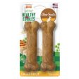 Healthy Edibles All Natural Long Lasting Chicken Flavor Dog Chew Treats 6.2 Oz   Medium by Nylabone Hot on Sale