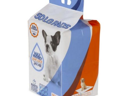 Little Stinker Housetraining Dog Pee Pads 24  x 24  (50 Pack) by Precision Pet on Sale