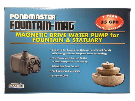 Pond-Mag Magnetic Drive Utility Pond Pump Model .35 (35 GPH) by Pondmaster Fashion