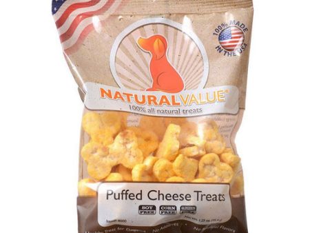 Natural Value Puffed Cheese Treats 1.25 oz by Loving Pets Hot on Sale