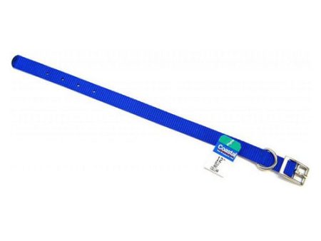 Single Nylon Collar - Blue 12  Long x 5 8  Wide by Coastal Pet Supply