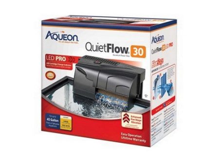 QuietFlow LED Pro Power Filter QuietFlow 30 (Aquariums up to 30 Gallons) by Aqueon Discount