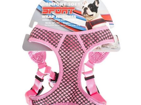 Sport Wrap Adjustable Harness - Pink X-Small (Girth Size 16 -19 ) by Coastal Pet Cheap