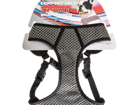 Sport Wrap Adjustable Harness - Black Small (Girth Size 19 -23 ) by Coastal Pet Discount