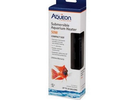 Submersible Aquarium Heater 50 Watt by Aqueon Online Hot Sale