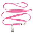 Pet Attire Styles Polka Dot Pink Dog Leash 6  Long x 5 8  Wide by Coastal Pet Sale