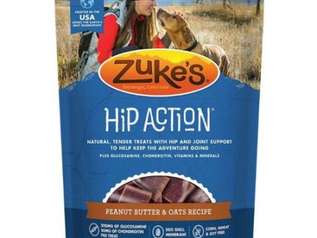 Hip Action Dog Treats - Peanut Butter & Oats Recipe 1 lb by Zuke s Online Sale