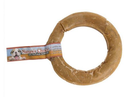 Nature s Choice Pressed Rawhide Donut 10 Pack   6 Inches (Case Of 10) by Loving Pets Cheap