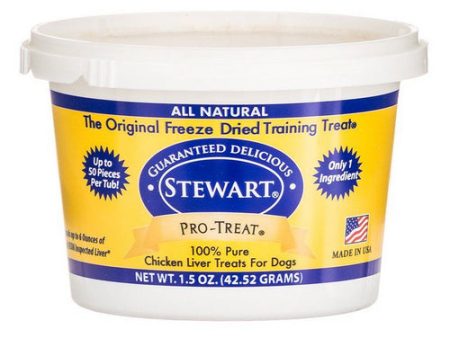 Pro-Treat 100% Freeze Dried Chicken Liver for Dogs 1.5 Oz by Stewart Online now