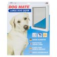 Multi Insulation Dog Door - White Large (Dogs up to 25  Shoulder Height) by Dog Mate Online now