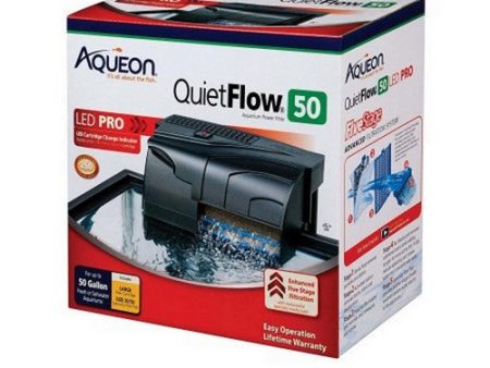 QuietFlow LED Pro Power Filter QuietFlow 50 (Aquariums up to 50 Gallons) by Aqueon Sale