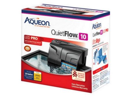 QuietFlow LED Pro Power Filter QuietFlow 10 (Aquariums up to 10 Gallons) by Aqueon For Sale