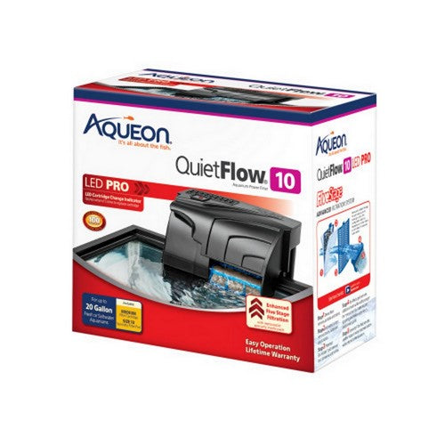 QuietFlow LED Pro Power Filter QuietFlow 10 (Aquariums up to 10 Gallons) by Aqueon For Sale