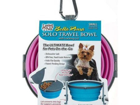 Bella Roma Pink Travel Bowl 1 count - Small by Loving Pets Fashion