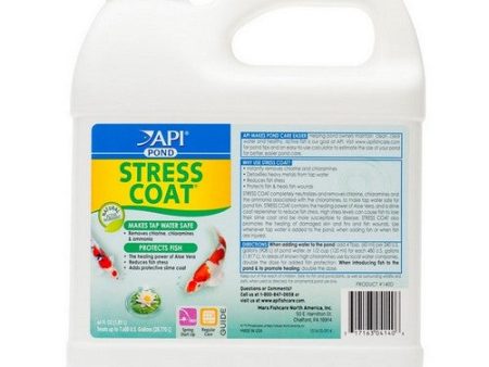 Stress Coat Plus Fish & Tap Water Conditioner for Ponds 64 oz (Treats 7,680 Gallons) by Pond Care Online