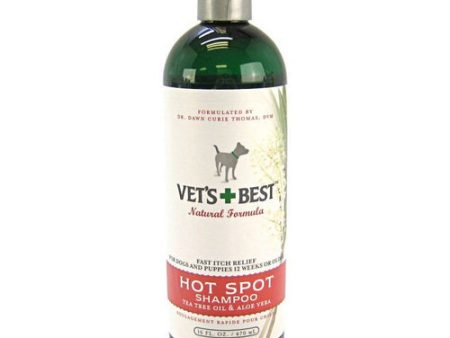 Hot Spot Itch Relief Shampoo for Dogs 16 oz by Vet s Best Supply