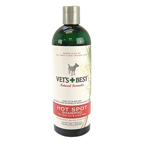 Hot Spot Itch Relief Shampoo for Dogs 16 oz by Vet s Best Supply