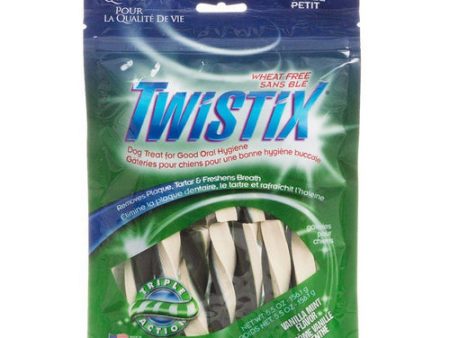 Wheat Free Dental Dog Treats - Vanilla Mint Flavor Small - For Dogs 10-30 lbs - (5.5 oz) by Twistix Discount