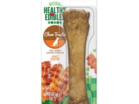 Healthy Edibles All Natural Long Lasting Bacon Flavor Chew Treats 6.7 Oz   Souper by Nylabone For Sale