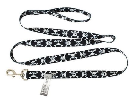 Pet Attire Styles Skulls Dog Leash 6  Long x 1  Wide by Coastal Pet Sale