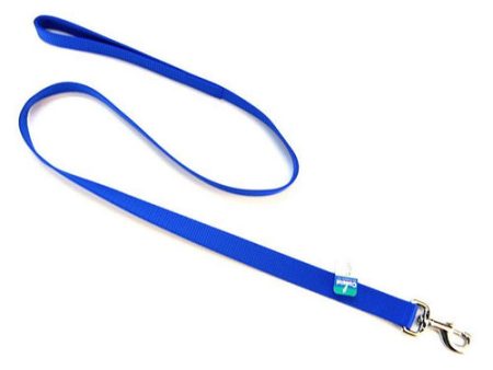 Single Nylon Lead - Blue 4  Long x 1  Wide by Coastal Pet Online Hot Sale