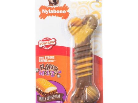 Flavor Frenzy Dura Chew Bone - Philly Cheesesteak Flavor Wolf (Dogs up to 35 lbs) by Nylabone Discount